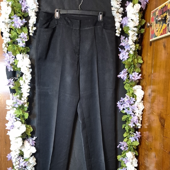 Multiples Pants - Multiples Black Dress Pants with Branded Waist Tag